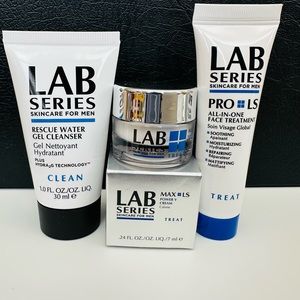 LAB SERIES Skincare For Men Mini Size 3pcs (Cleanser, Cream, Treatment)
